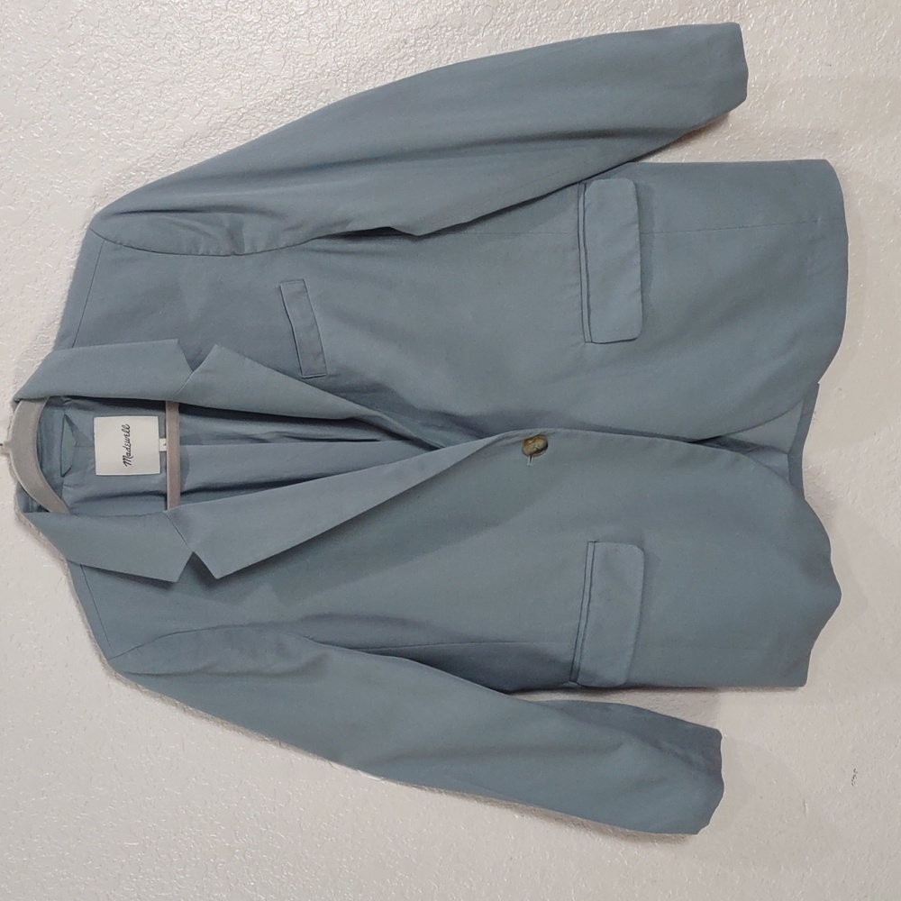 Madewell Light Blue Jacket, Size L - Picture 4 of 17